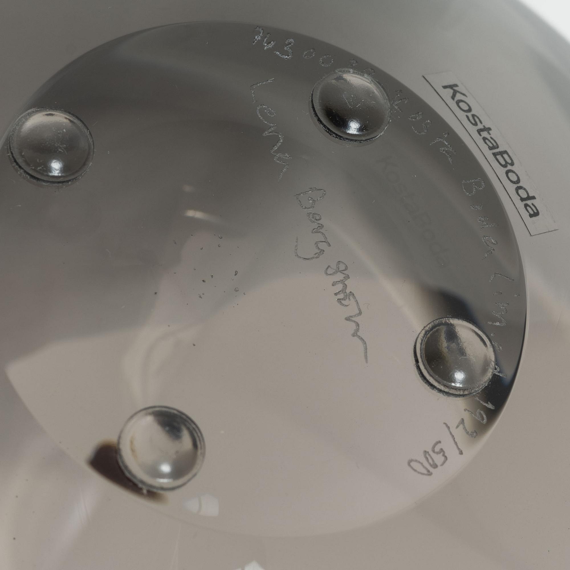 Lena Bergström, "Aqua", from the series "Tellus", Kosta Boda, 2019.