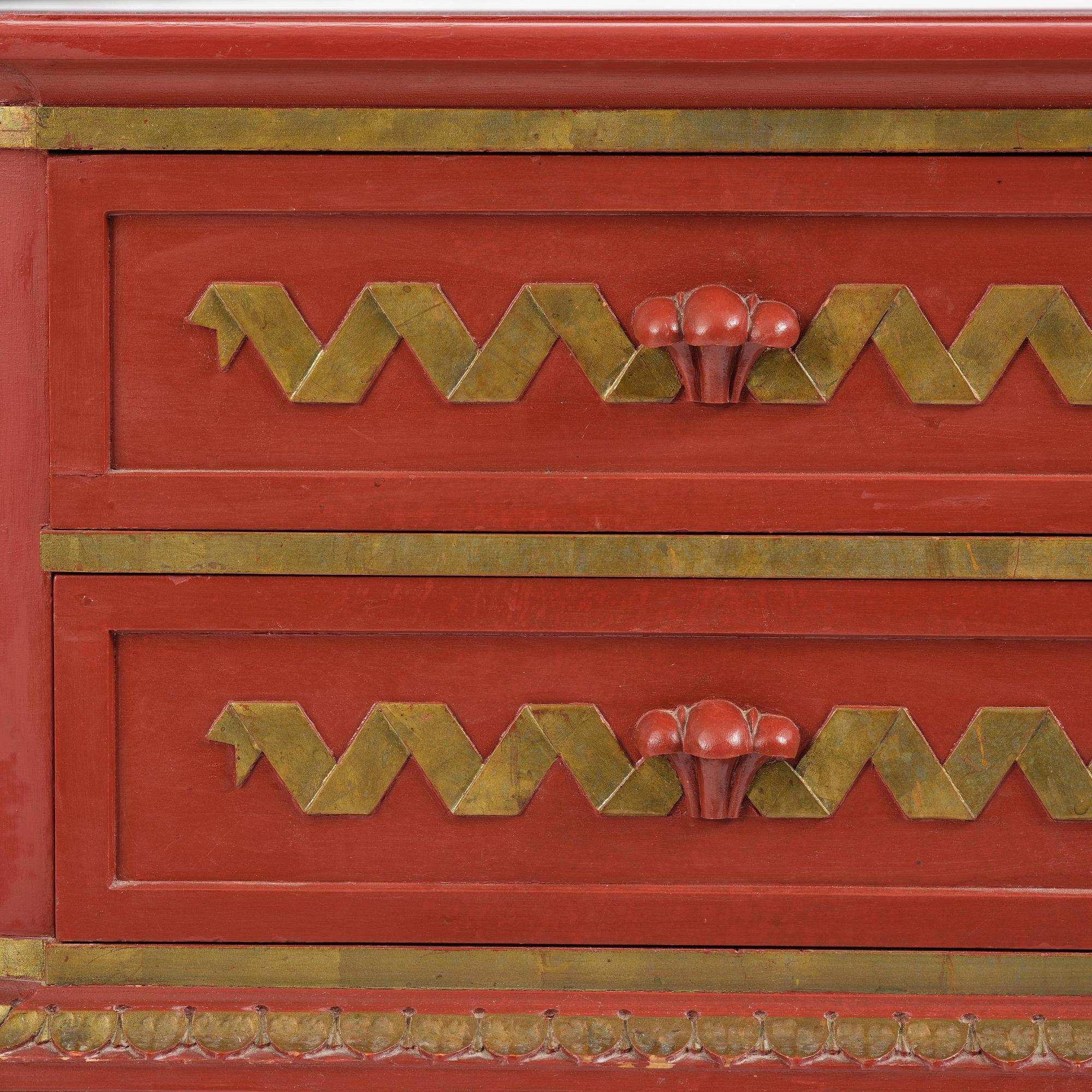 Otto Schulz, a pair of Swedish Grace console tables, Boet, Gothenburg, 1920s.