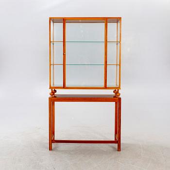 A Josef Frank mahogany display cabinet model nr 2077 later part of the 20th century.