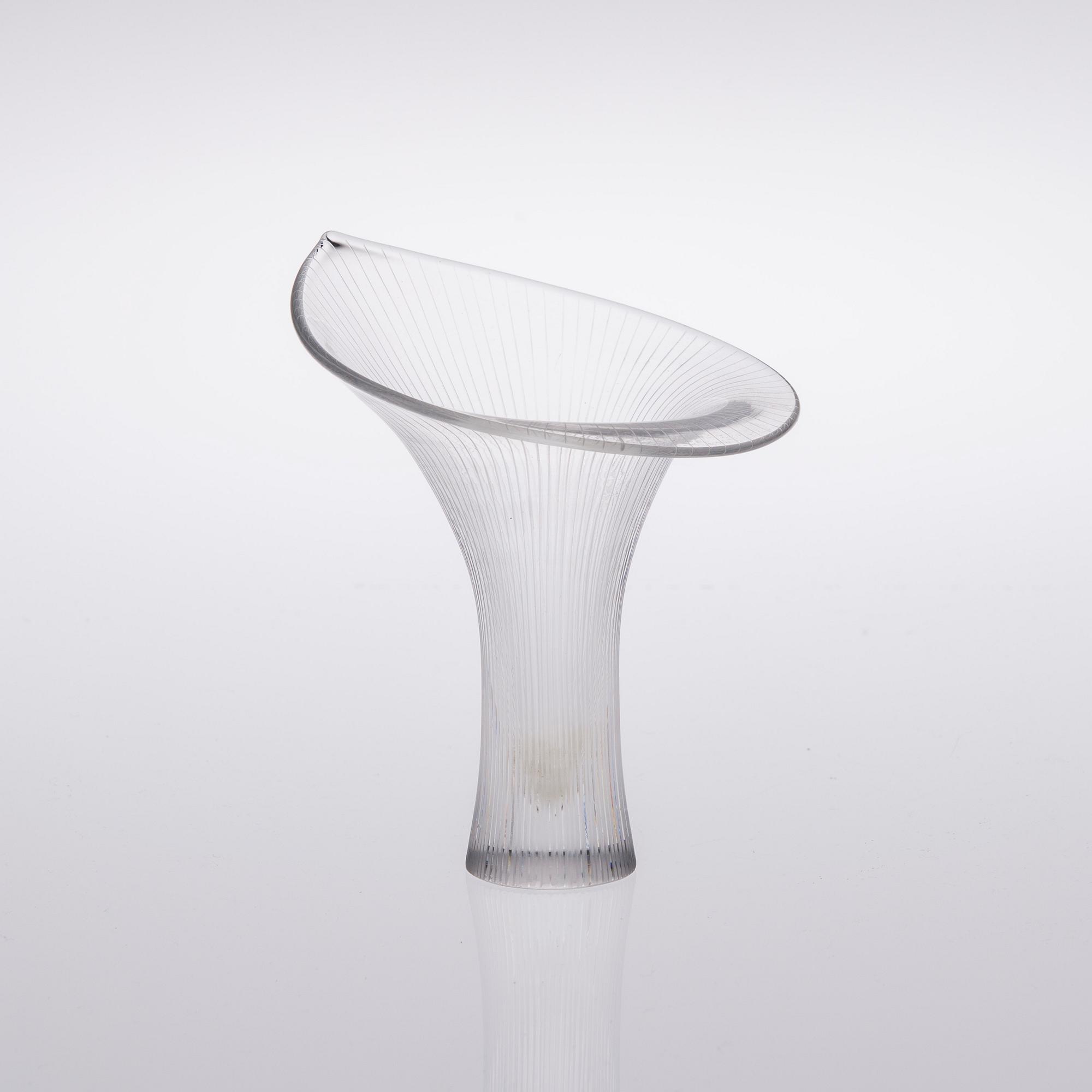 TAPIO WIRKKALA, MALJAKKO, glas, "Kantarelli", signerad Tapio Wirkkala Iittala.