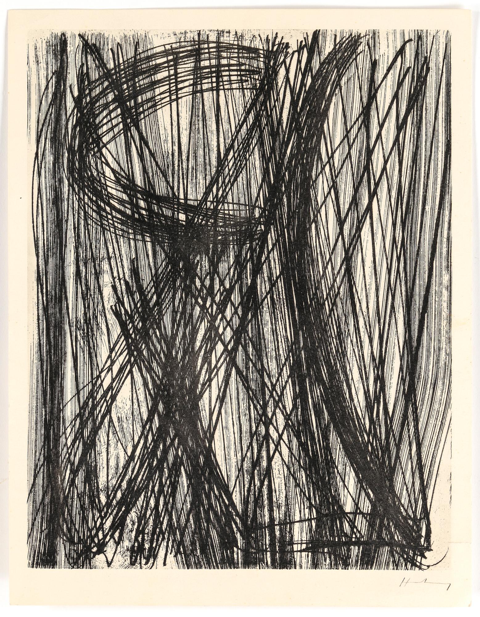 HANS HARTUNG (efter), serigrafi . Signerad i trycket.