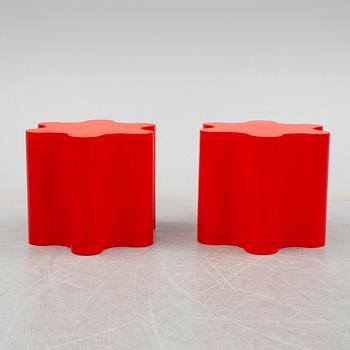 A pair of 'Flower' stools, by Claesson Koivisto Rune, Offecct.