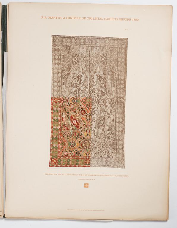 Fredrik Robert Martin: "A History of Oriental Carpets before 1800", Vienna, 1906.