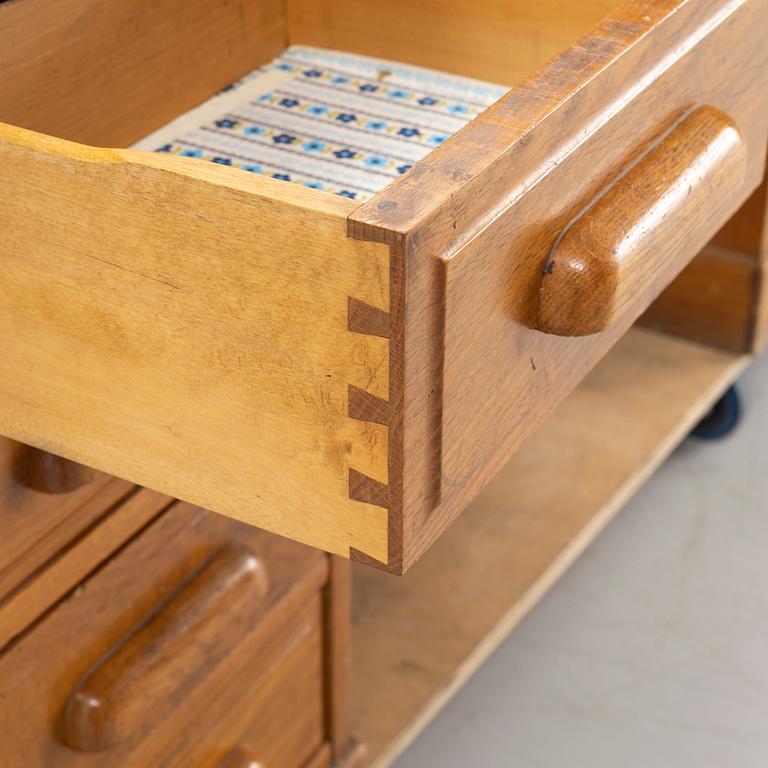 A Jugend roll-top desk, early 20th century.