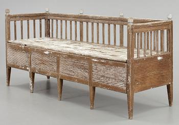 SOFFA, gustaviansk, 1700-talets slut.