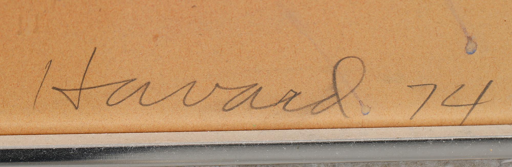 JAMES HAVARD, blandteknik, signerad och daterad -74.