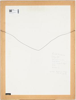 RICHARD MORTENSEN, collage, signerad och daterad 6- V-91.