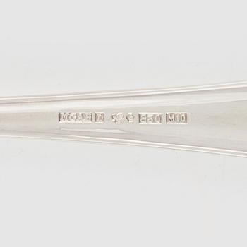 Bestickservis, 48 delar, silver, modell Disa, MGAB/MEMA, Lidköping, 1978-90.