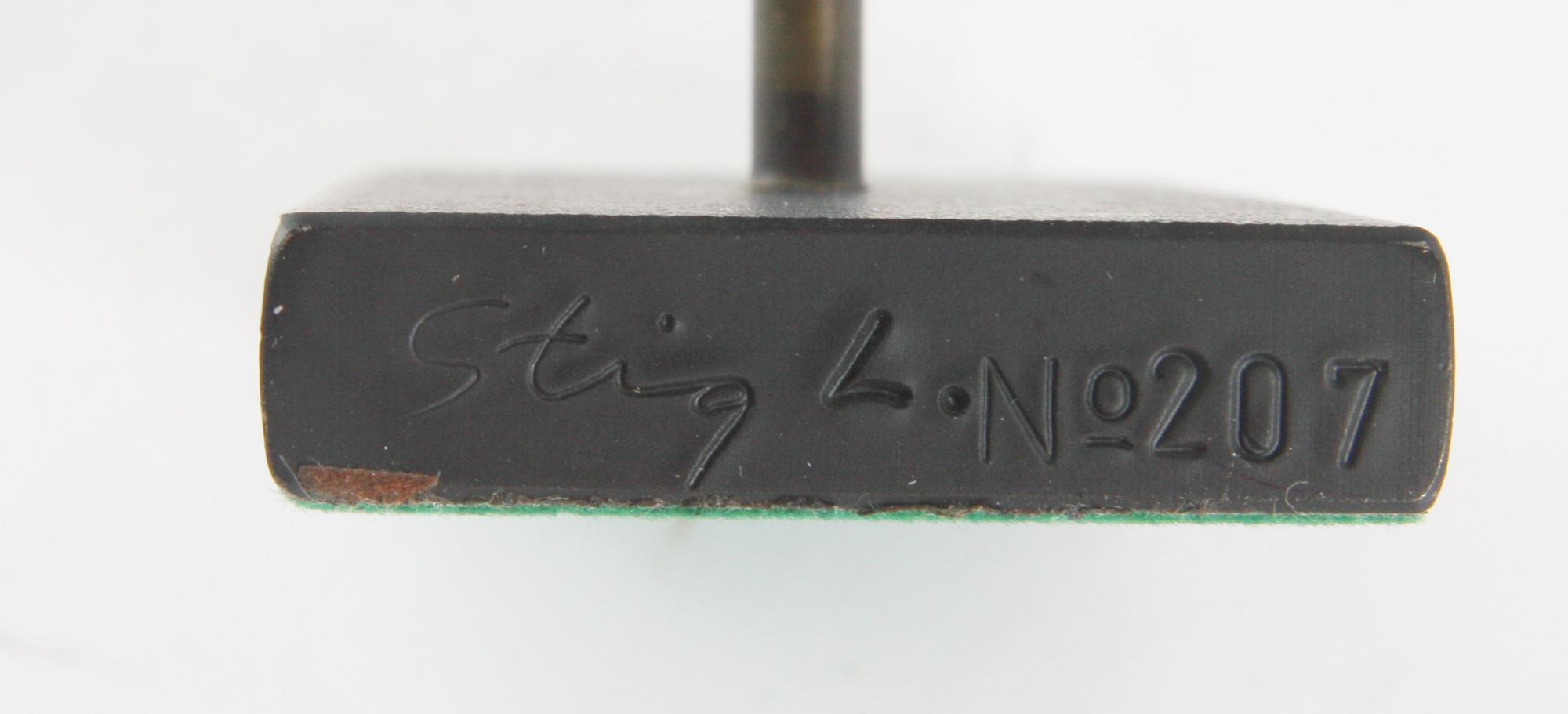 LINDBERG, STIG, skulptur, brons, "Månfisken", sign o numr 207.