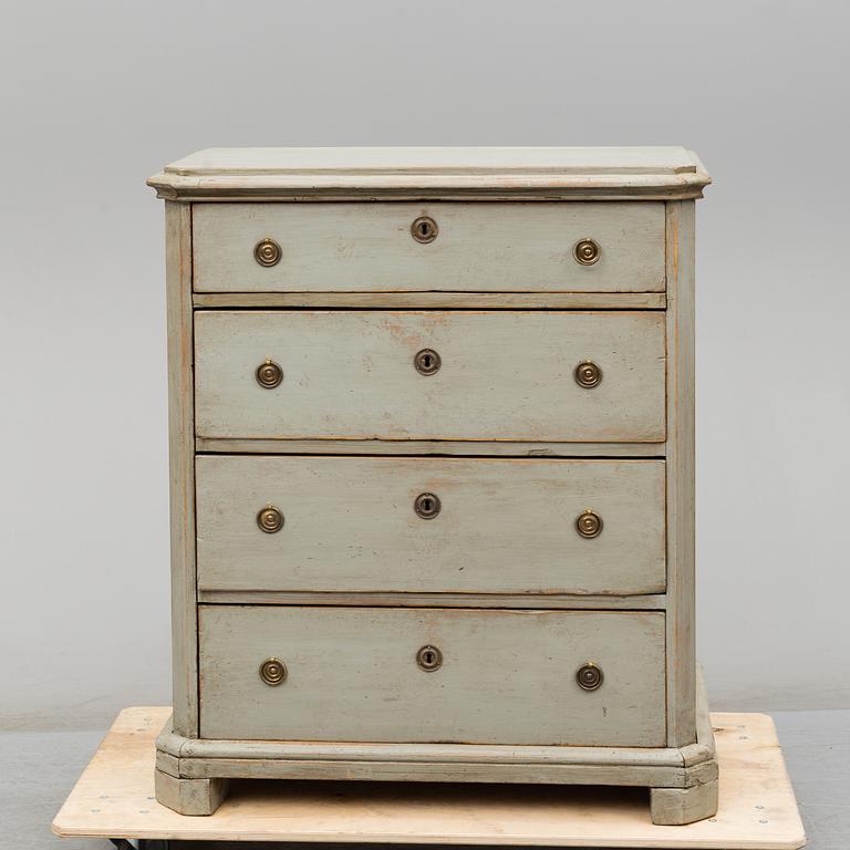 A second half of the 19th century painted chest of drawers.