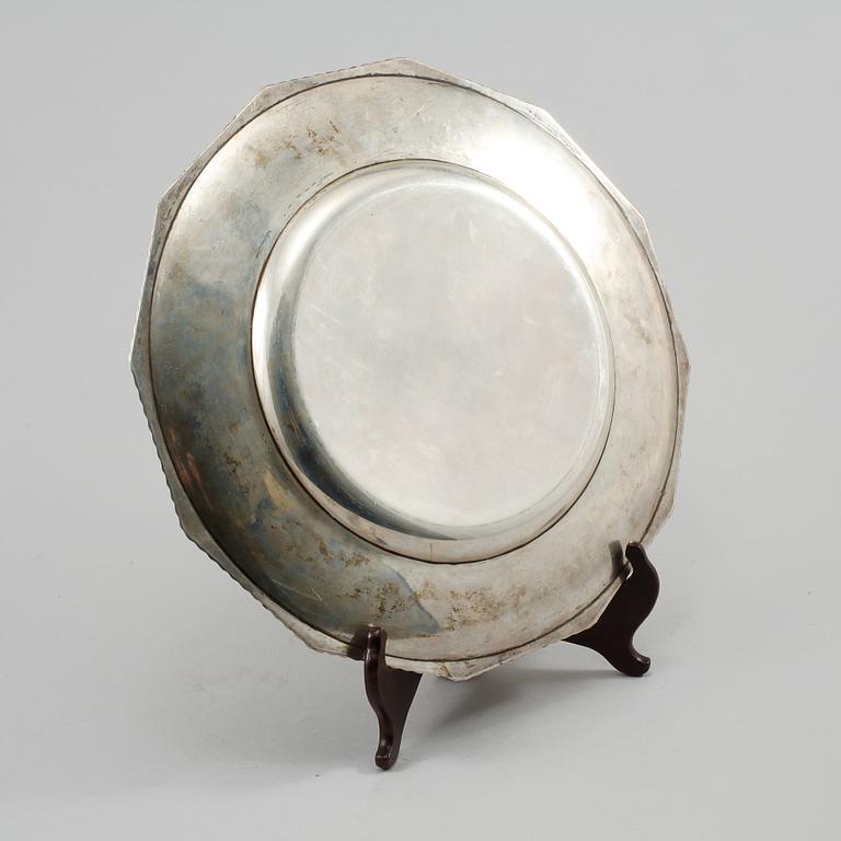 FAT, silver,Wallin & Thorsen, Borås, 1938, vikt 480 gram.