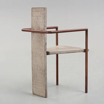 Jonas Bohlin, "Concrete", karmstol, Källemo, Värnamo 1981.