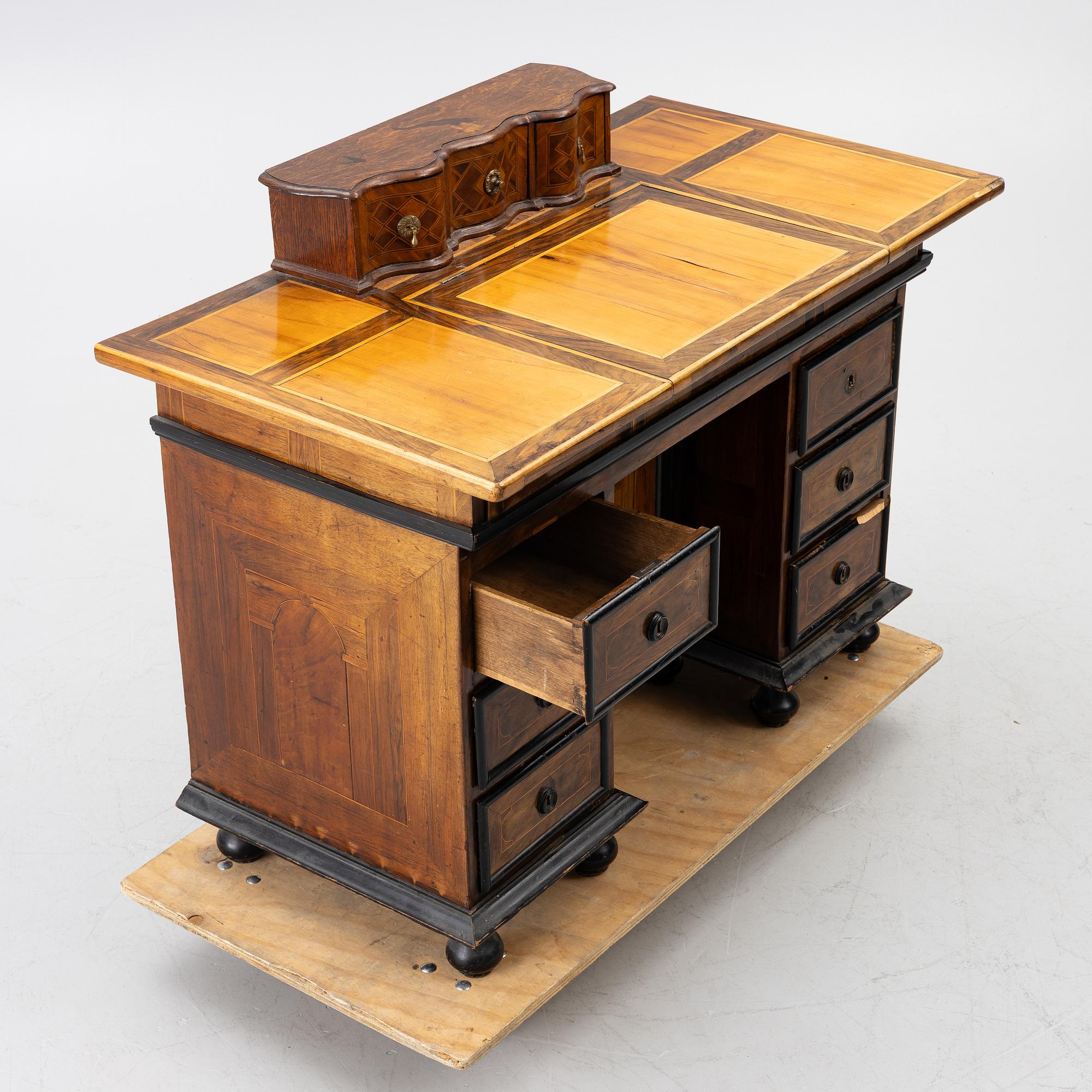 A late-Baroque desk, early 18th century.