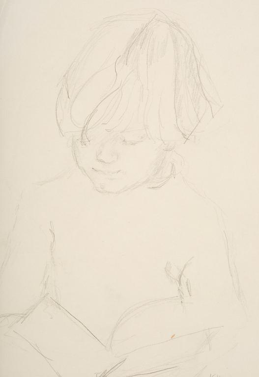 Lotte Laserstein, Reading boy.