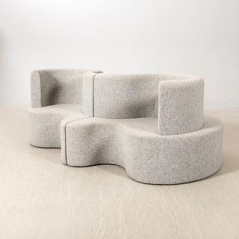Verner Panton, sofa, "Cloverleaf", Verpan, Denmark.