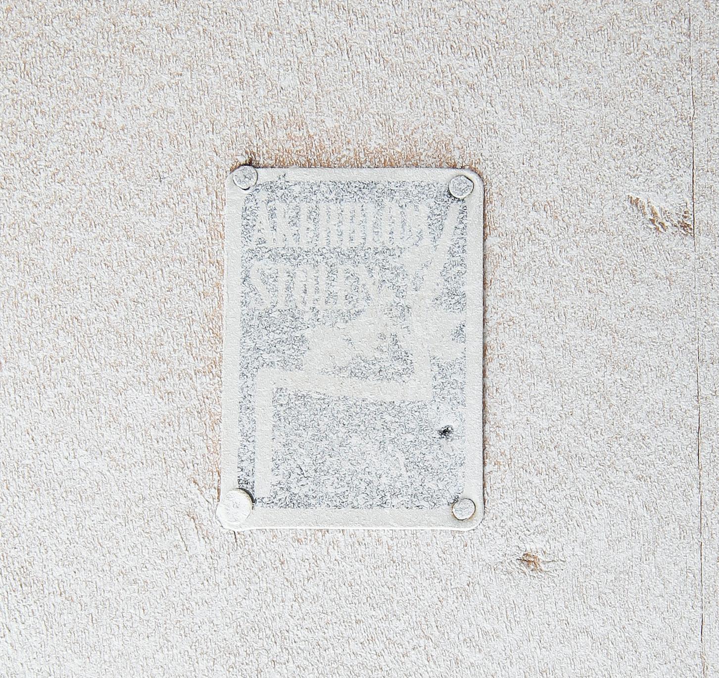 KARMSTOLAR, ett par, "Åkerblomstolen", omkring 1900-talets mitt.