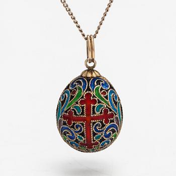 Kaulakoru, hopeaa ja emalia. Neuvostoliitto.