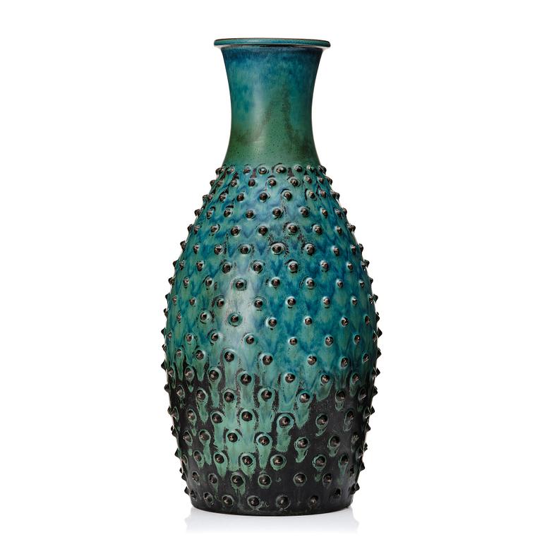 Sven Wejsfelt, a stoneware floor vase, Gustavsberg studio, Sweden 1963.