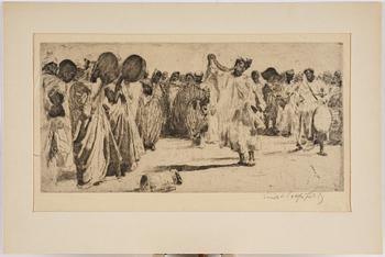 Erich Wolfsfeld, Snake Dance, Marrakesh.