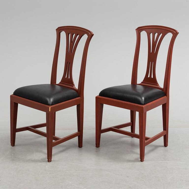 A set of six 'Fresta' chairs by IKEA, late 20th century.