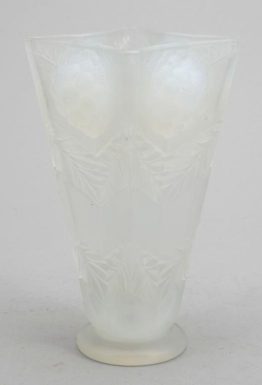 VAS, glas, Choisy-le-Roi, Frankrike, 1900-tal.