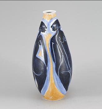 GOLVVAS, stengods, Mette Doller, Höganäs, 1960/70-tal.