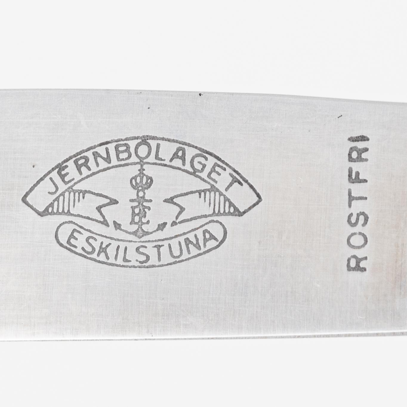 Twelve silver knives, Carl Gustaf Hagbeck, Stockholm, 1806 (one 1830).