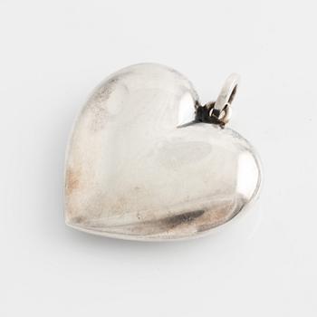 Rey Urban, pendant, heart, silver.