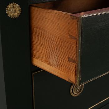 A Gustavian style chest of drawers, early 20th Century.