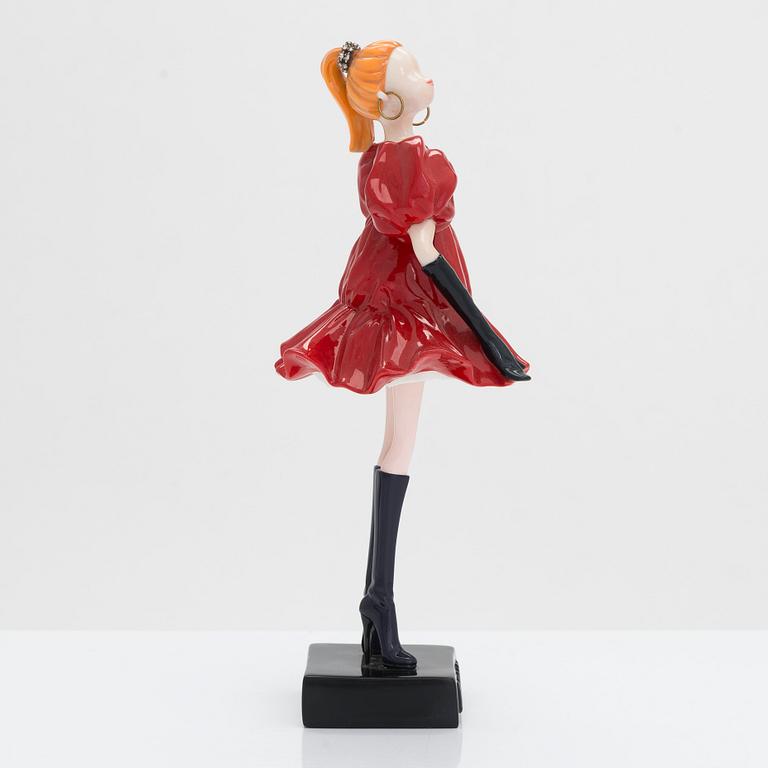 Lanvin, figurin, porslin, "Miss Lanvin 6", Franz, Limited Edition No. 368/800, 2007.