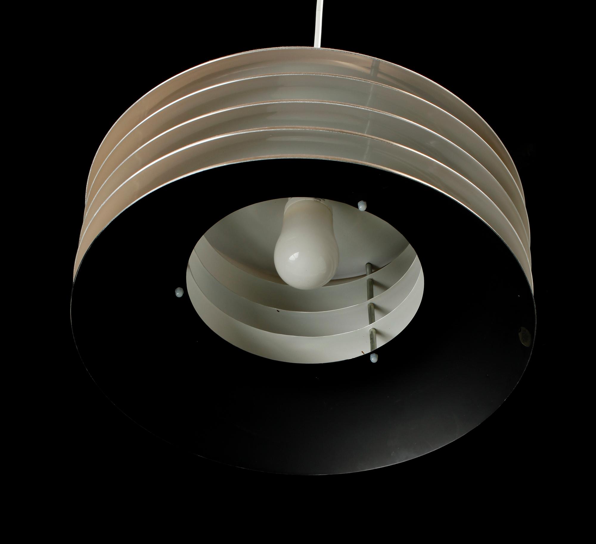 TAKLAMPA, mässing, Hans-Agne Jakobsson AB, Markaryd,  1900-talets andra hälft.