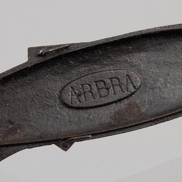 Fish moulds, 2 pcs, cast iron, Arbrå, second half of the 20th century.