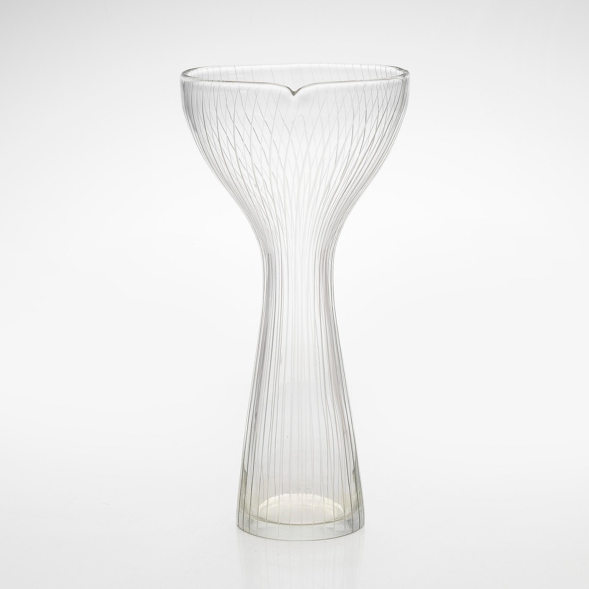 Tapio Wirkkala, vas, modell 3520, signerad Tapio Wirkkala Iittala -54.