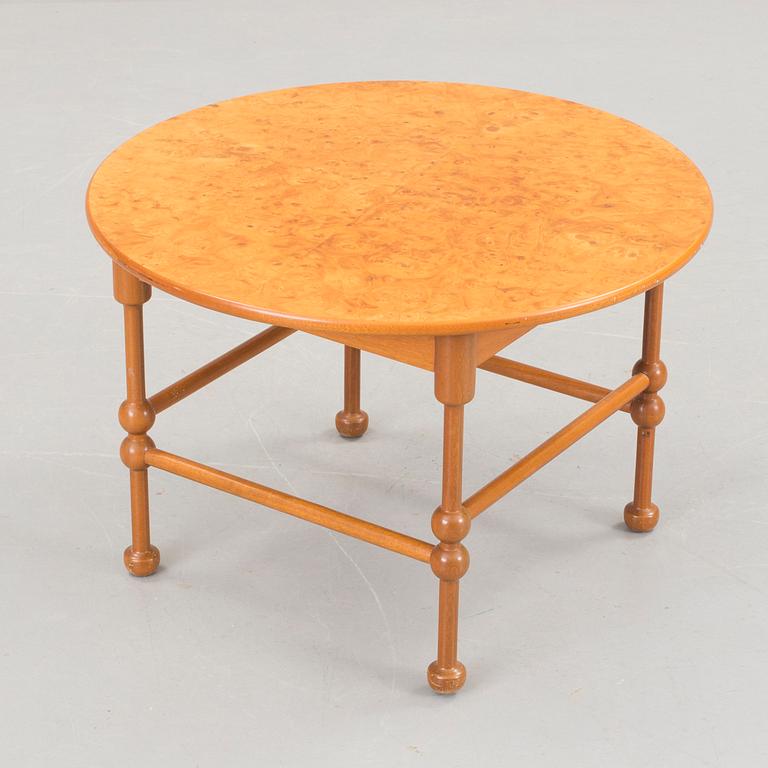 Josef Frank, a mahogany and burrwood side table, Svenskt Tenn, model 1028.