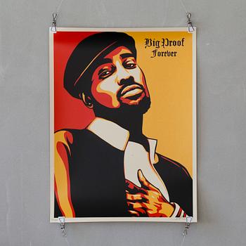 SHEPARD "OBEY" FAIREY, serigraph, "Big Proof", signed and numbered 1069/1500, dat 2006.