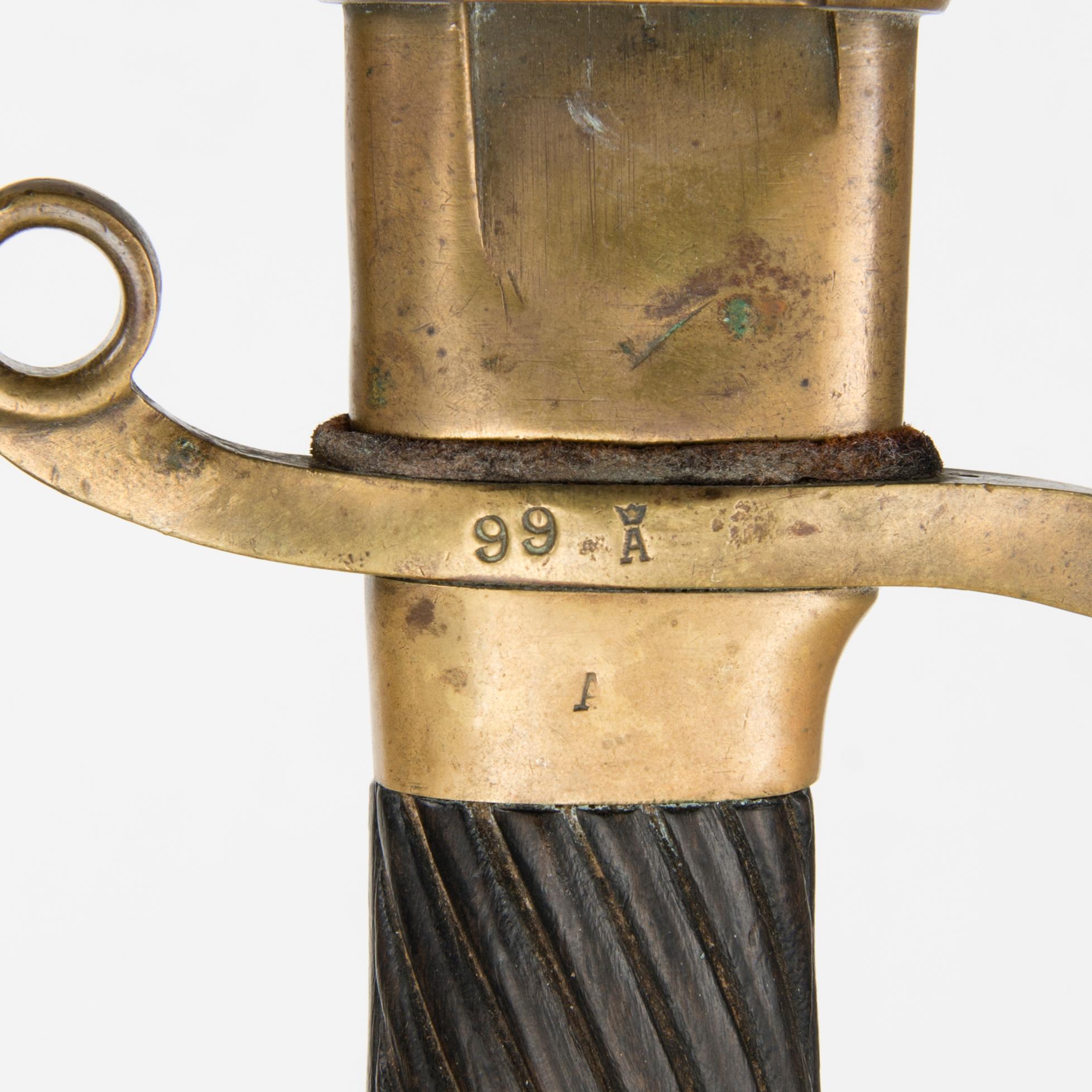 A Russian model 1881 dragoon sabre.