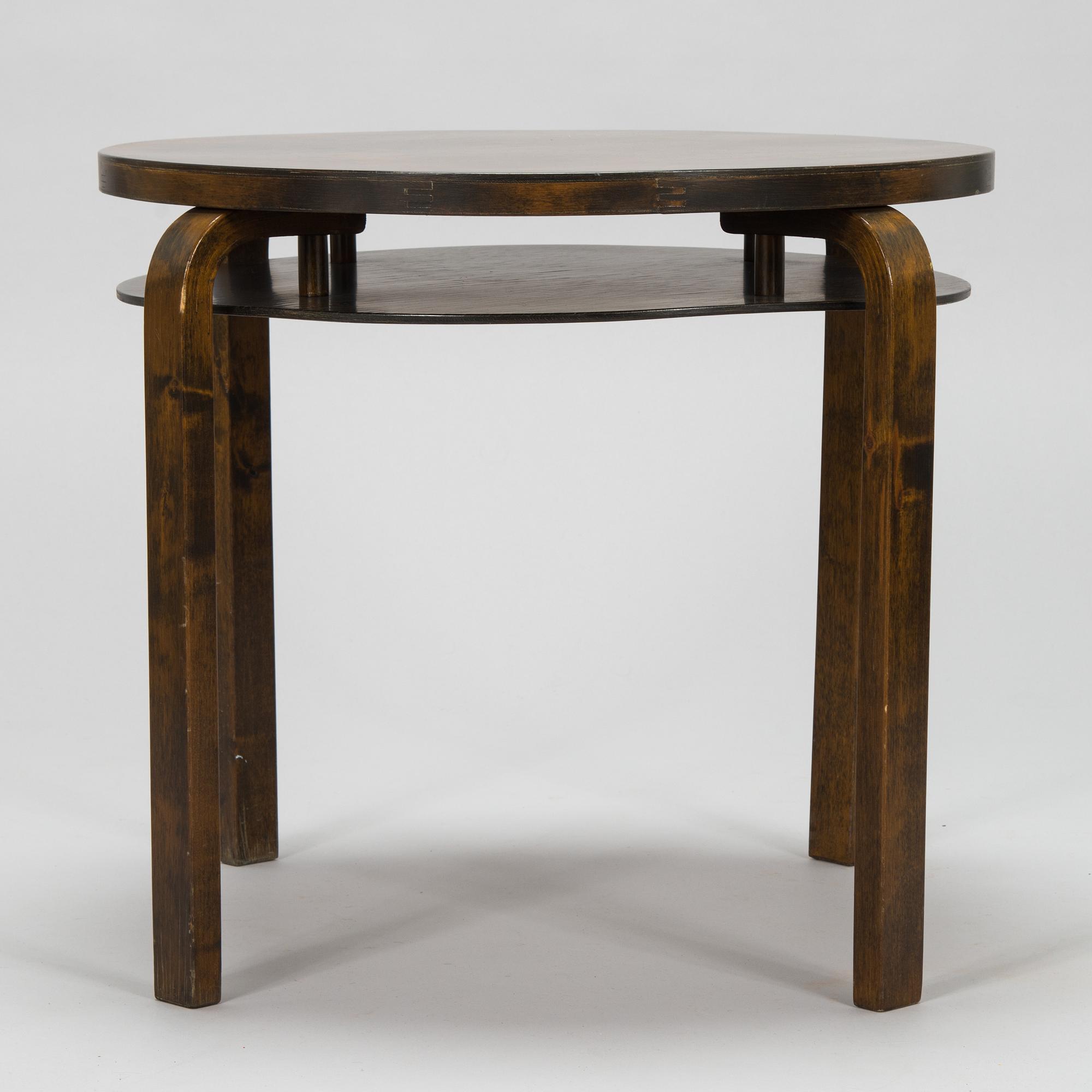 Alvar Aalto, pöytä, malli A 71, O.Y. Huonekalu- ja Rakennustyötehdas A.B. 1930/1940-luku.