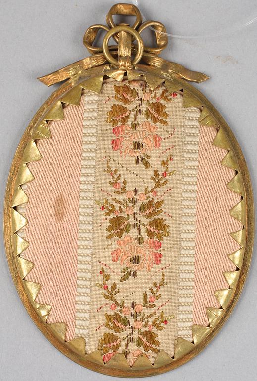 MINIATYRMÅLNING, ej sign. 1800-tal.