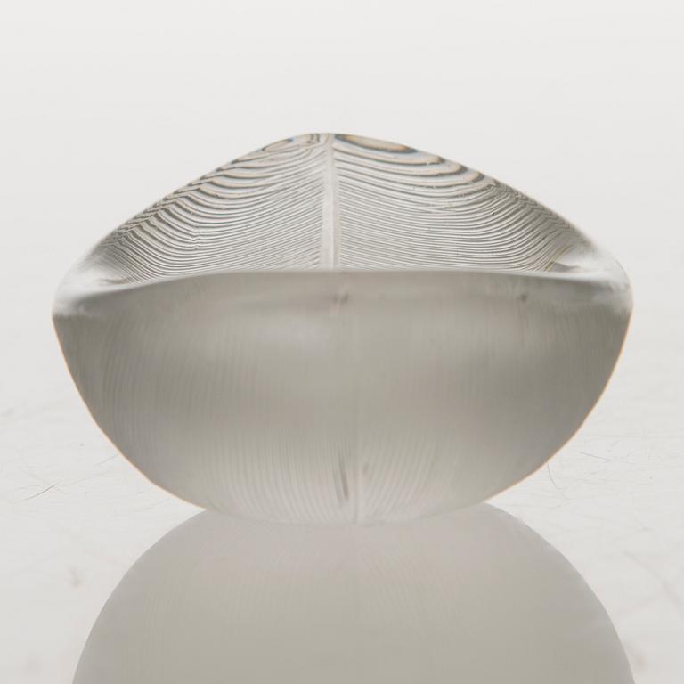 TAPIO WIRKKALA, SKÅL, "Lövet", signerat Tapio Wirkkala Iittala.