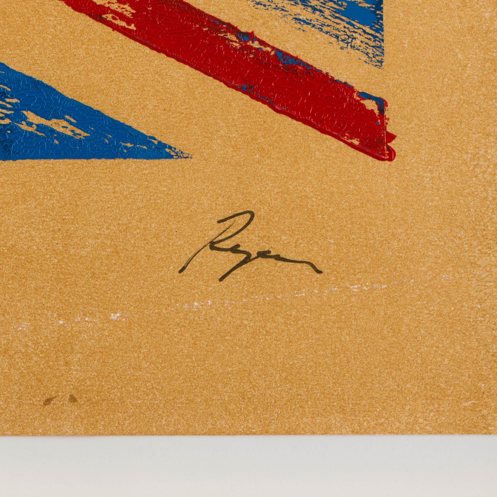 RICHARD RYAN, monoprint, signerad.