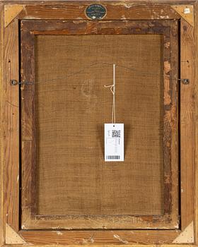 Unknown artist, 18th century, Portrait of a lady with a blue veil.