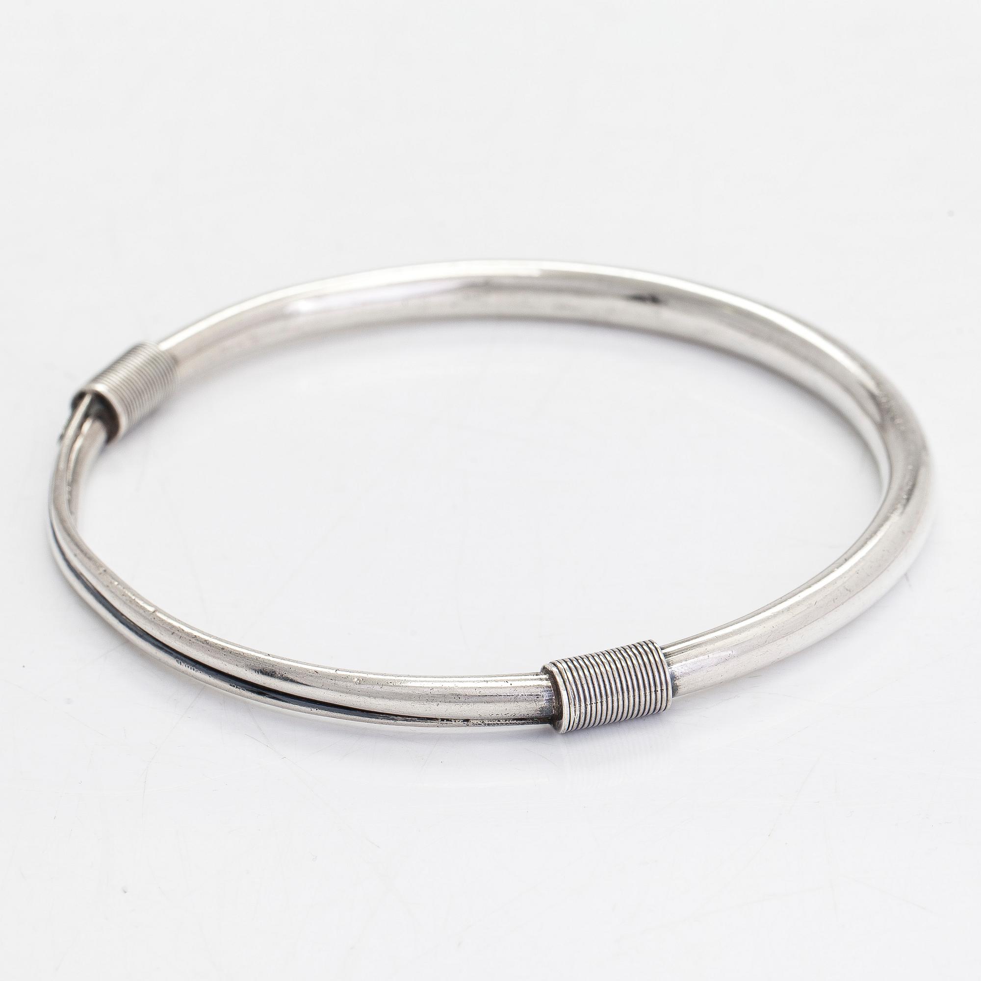 Collier, sterlingsilver, Japan 1900-talets början/ första hälft. Stämplat.