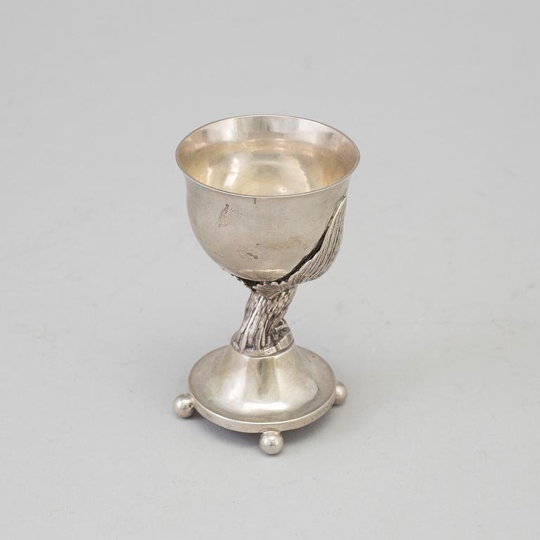 A 20 the century danish silver baptism cup. Tot weight 55 gram.