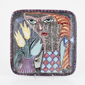 Mari Simmulson, a set of  three vases, Upsala-Ekeby, second half of the 20th century.