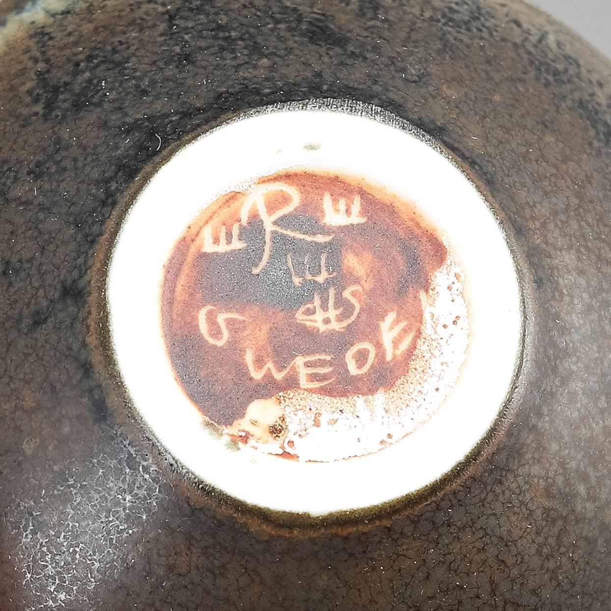 CARL-HARRY STÅLHANE, a set of 16 stoneware miniature vases and bowls, Rörstrand.