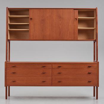 Hans J. Wegner, sideboard med överskåp, "RY20", RY Møbler, Danmark 1955.