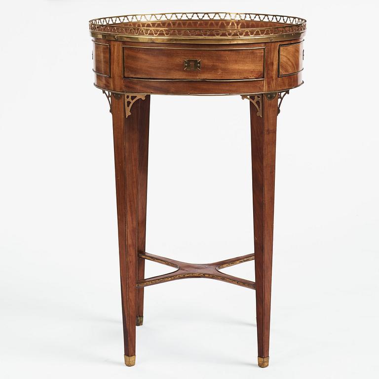 Bord, tillskrivet Carl Diedric Fick (mästare 1776-1806 i Stockholm), Sengustavianskt.