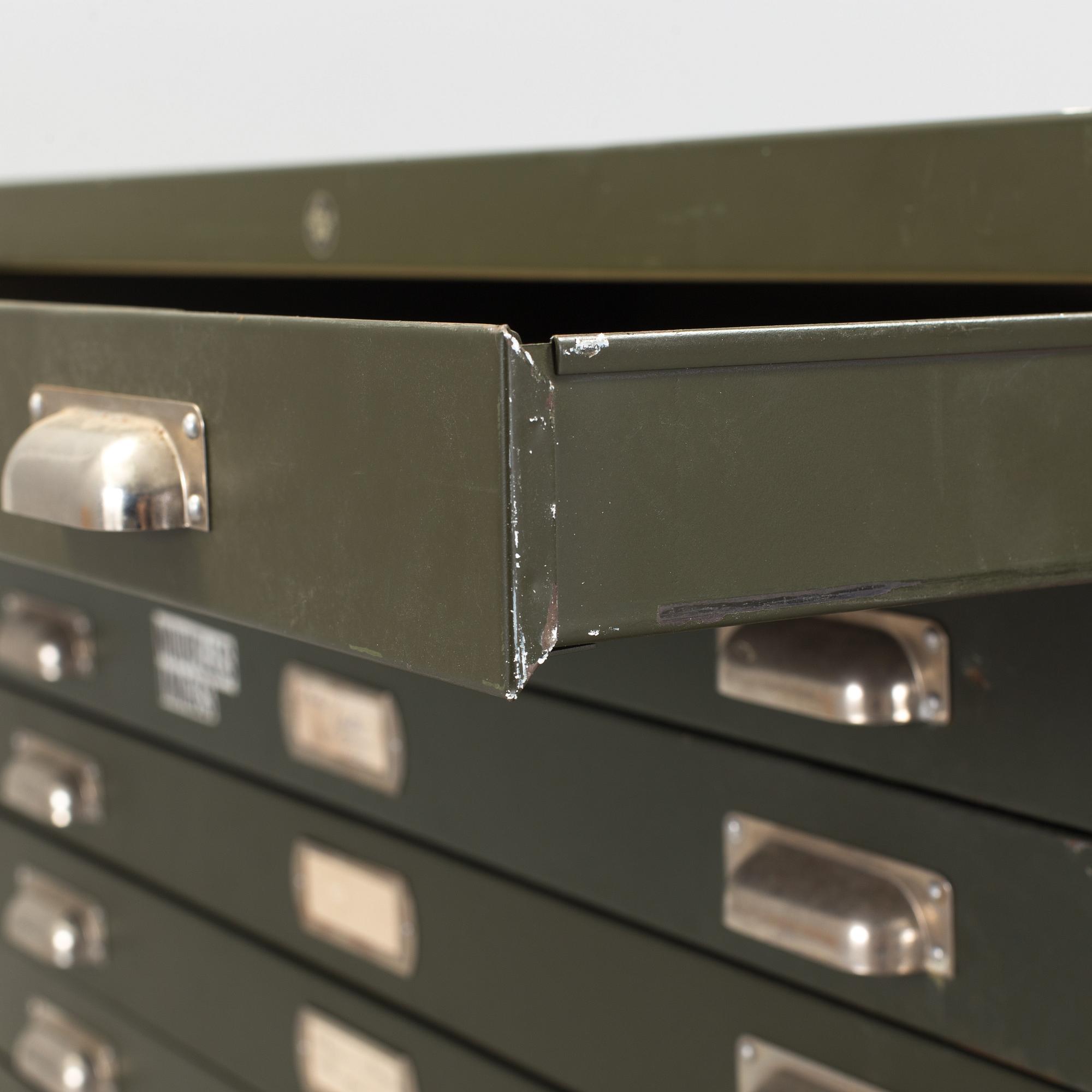 ARKIVSKÅP/ARKITEKTSKÅP, industri, 1900-talets mitt.