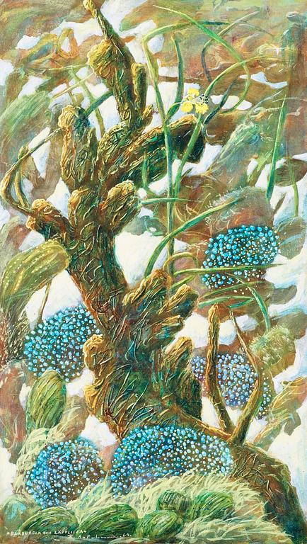 Karl Axel Pehrson, "Blåbubbla och läpplilja" (Flowers).