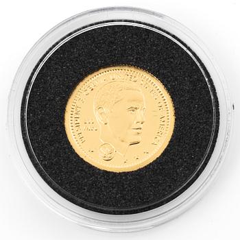 Gold coin, 24 carat, “Barack Obama”, 200 Vatu, 2009.